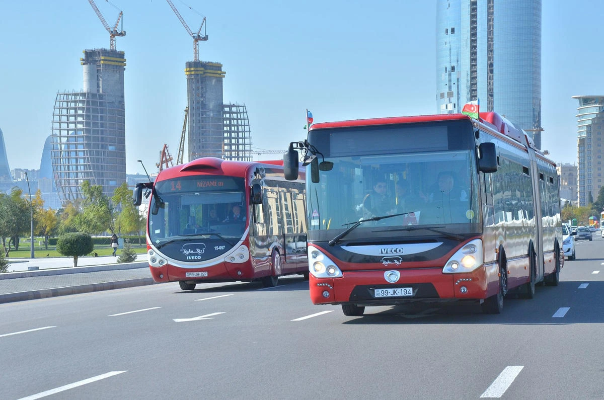 Sabahdan Bakıda bir sıra avtobusların hərəkət sxemi dəyişdiriləcək