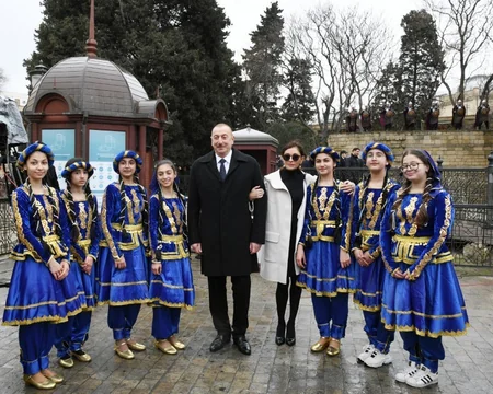 Prezident İlham Əliyev Novruz bayramı münasibətilə ümumxalq şənliyində iştirak edib - YENİLƏNİB-3