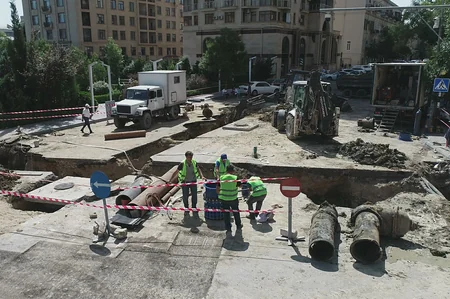 Agentlik: Bakıda yeni su və kanalizasiya layihələri icra olunur