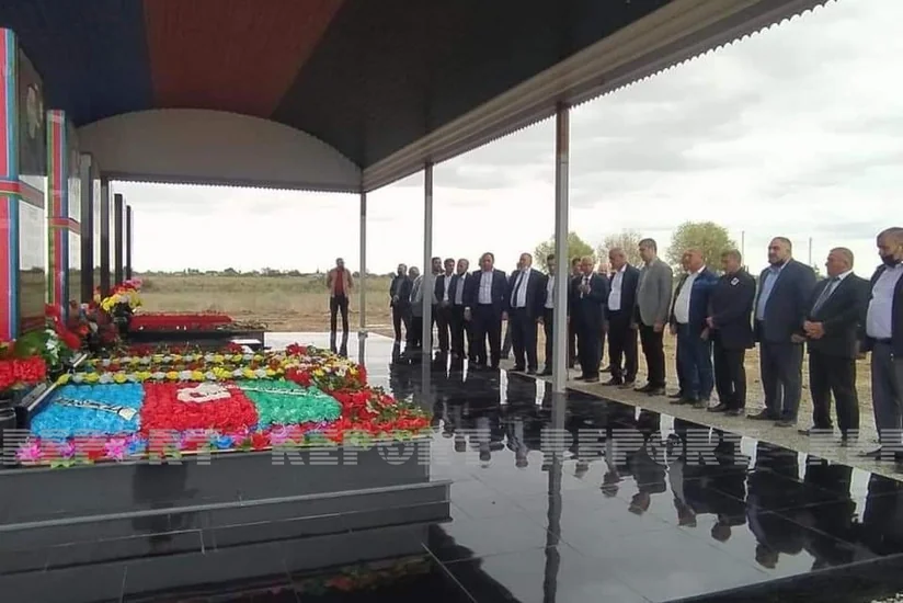 Biləsuvarda Vətən müharibəsi şəhidinin anım tədbiri keçirilib 