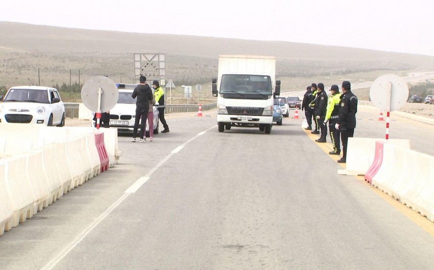 DİN: Postlardan 1 303 nəqliyyat vasitəsi müəyən olunaraq geri qaytarılıb