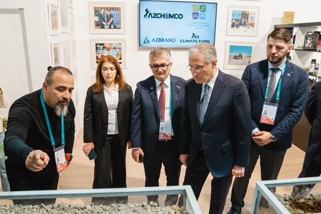 Президент СОР29 Мухтар Бабаев посетил павильон AZCHEMCO в Зеленой зоне