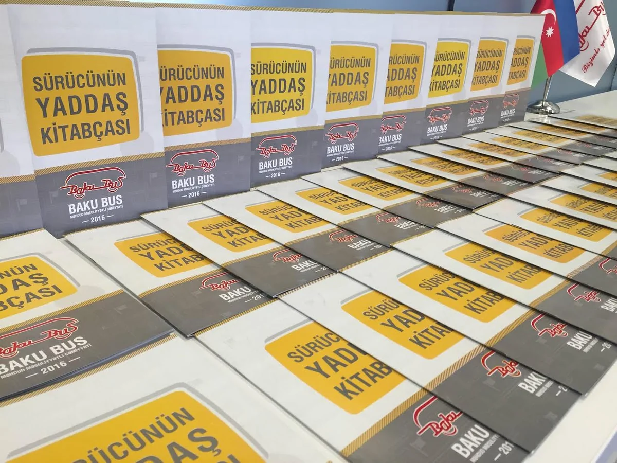 “BakuBus” sürücülər üçün yaddaş kitabçası hazırlayıb