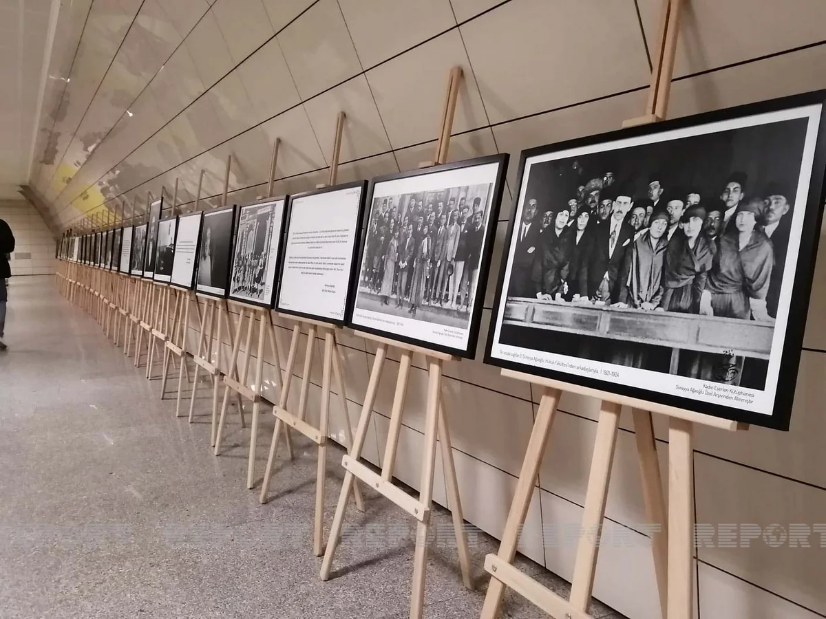 Photo exhibition of Turkey's first female lawyer of Azerbaijani origin opens