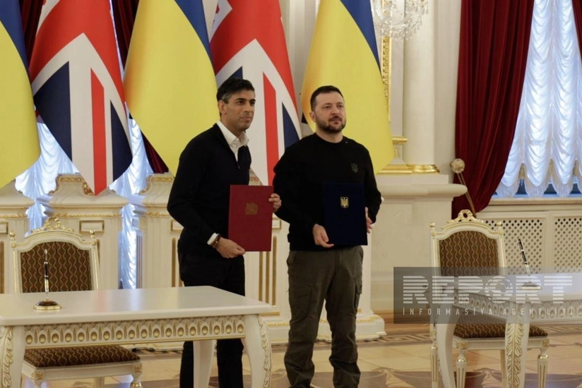 Ukrayna və Britaniya təhlükəsizlik sahəsində saziş imzalayıblar
