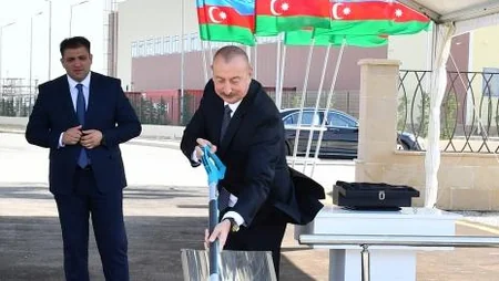 Prezident Sumqayıt Kimya Sənaye Parkında açılış və təməlqoyma mərasimlərində iştirak edib