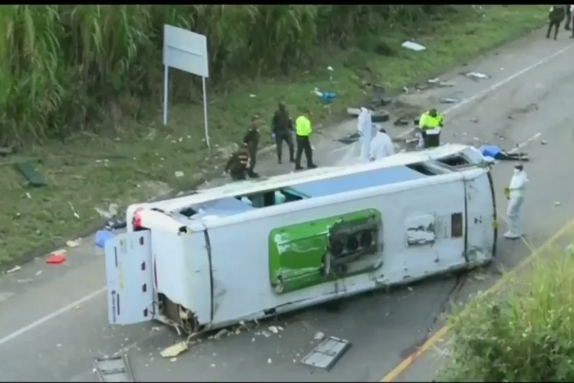 В Колумбии в ДТП с участием автобуса пострадали не менее 20 человек