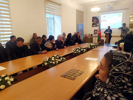 Vətən müharibəsi şəhidinin xatirəsi anılıb