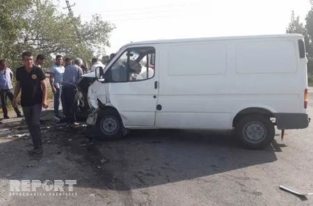 Kürdəmirdə ölümlə nəticələnən ağır yol qəzası olub - FOTO