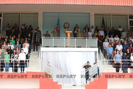 Heydər Əliyev adına Hərbi İnstitutda növbəti andiçmə mərasimi keçirilib