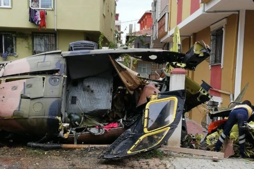 Türkiyədə hərbi helikopter qəzaya uğrayıb, 4 hərbçi ölüb, biri yaralanıb - FOTO - VİDEO - YENİLƏNİB