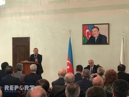 Azərbaycanın Rusiyadakı səfirliyində ulu öndər Heydər Əliyevin xatirəsi anılıb - FOTO
