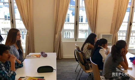 Parisdə Azərbaycan məktəbi yeni tədris ilinə start verib - FOTO - VİDEO