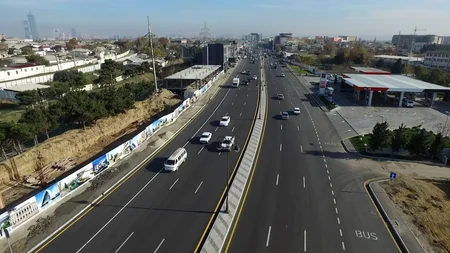 Bakının Babək prospektinin yenidən qurulması yekunlaşır