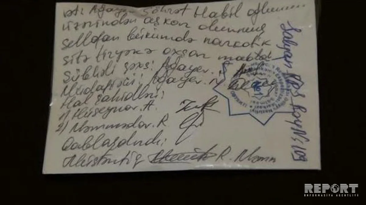 Salyan sakinindən narkotik vasitə götürülüb - FOTO