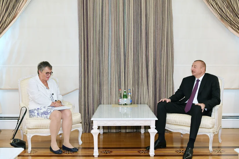 President Ilham Aliyev receives delegation led by PACE President