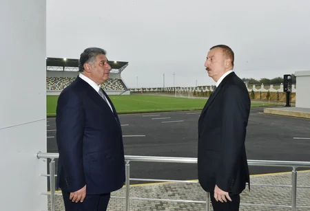 Prezident Abşeron Olimpiya İdman Kompleksinin açılışında iştirak edib