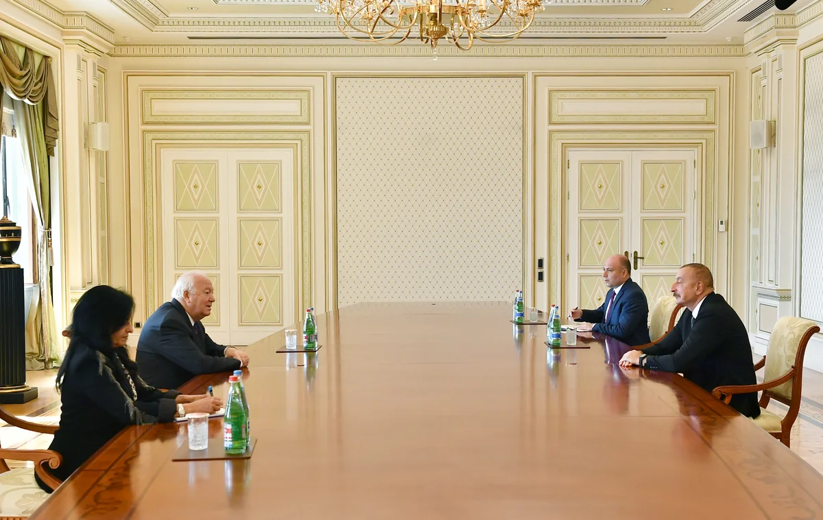 Ilham Aliyev receives High Representative for UNAOC