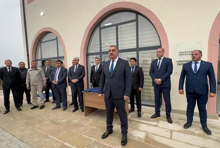 Ağdamın Sarıcalı kəndinə növbəti köç karvanı çatıb və açarlar təqdim edilib - YENİLƏNİB