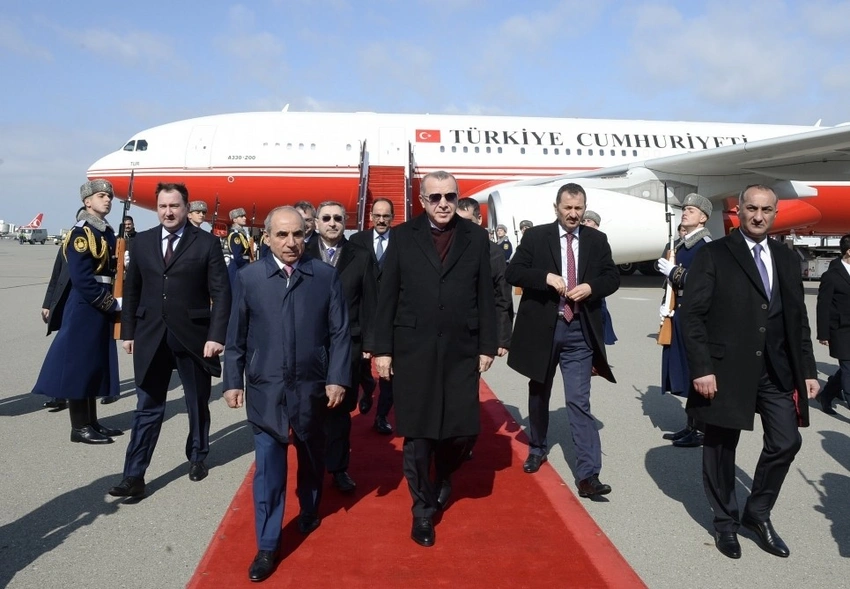 Ərdoğanın Azərbaycana səfəri başladı