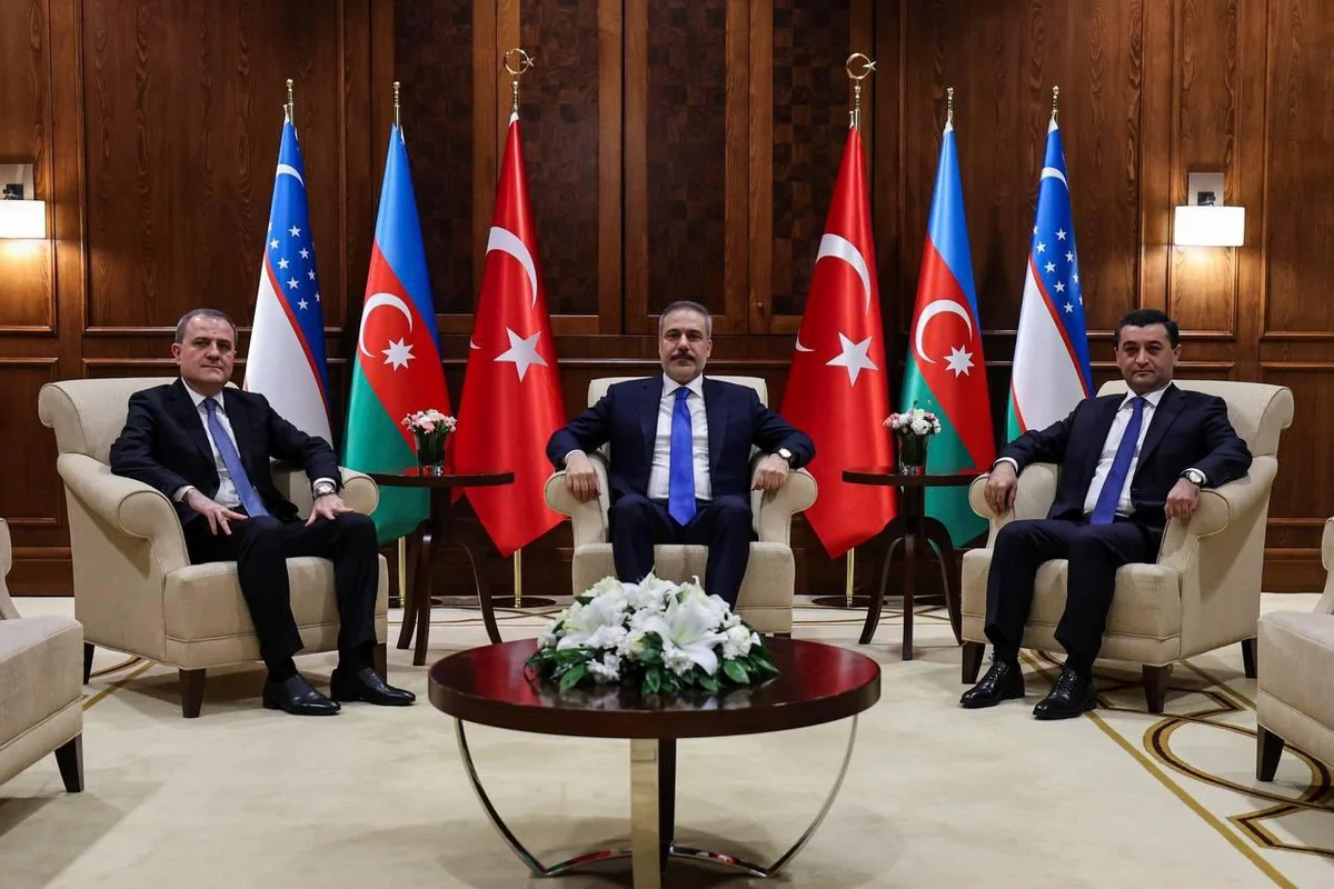 Ankarada Azərbaycan, Türkiyə və Özbəkistan XİN başçılarının görüşü olub