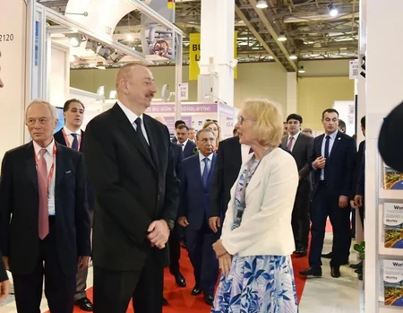 Prezident İlham Əliyev XXVI Beynəlxalq “Xəzər Neft və Qaz-2019” sərgi və konfransının açılışında iştirak edib - YENİLƏNİB