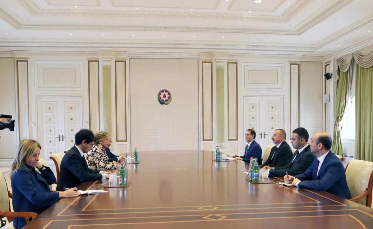 Prezident İlham Əliyev İtaliya Senatının nümayəndə heyətini qəbul edib - YENİLƏNİB