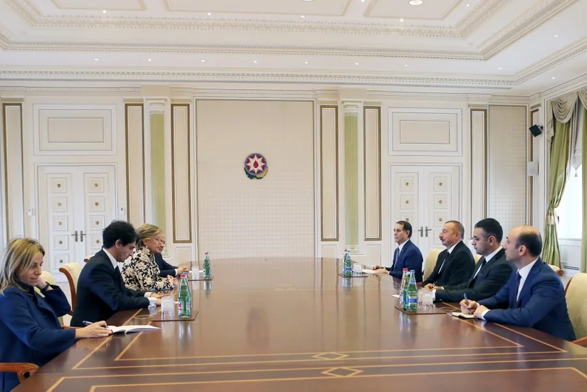 Prezident İlham Əliyev İtaliya Senatının nümayəndə heyətini qəbul edib - YENİLƏNİB