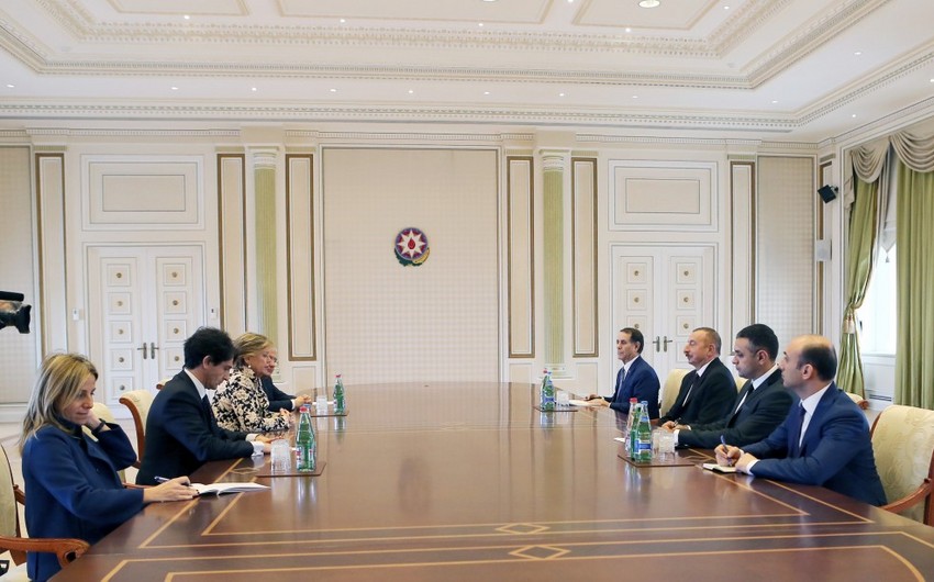 Prezident İlham Əliyev İtaliya Senatının nümayəndə heyətini qəbul edib - YENİLƏNİB