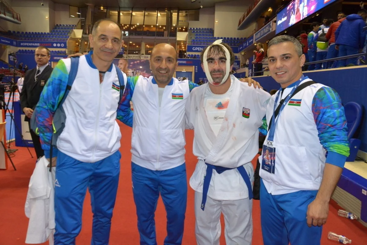 Rafael Ağayev Parisdə keçirilən “Karate1” Premyer Liqa turnirinin finalına çıxıb - FOTO