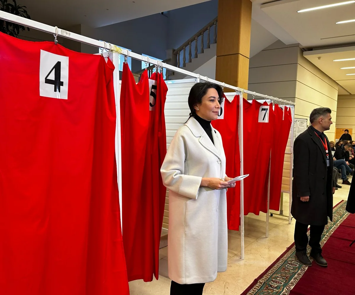 Ombudsman Səbinə Əliyeva səs verib