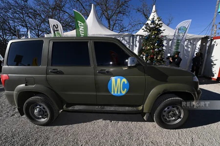 На дороге Ханкенди-Лачын вновь созданы условия для проезда автомобилей снабжения российских миротворцев
