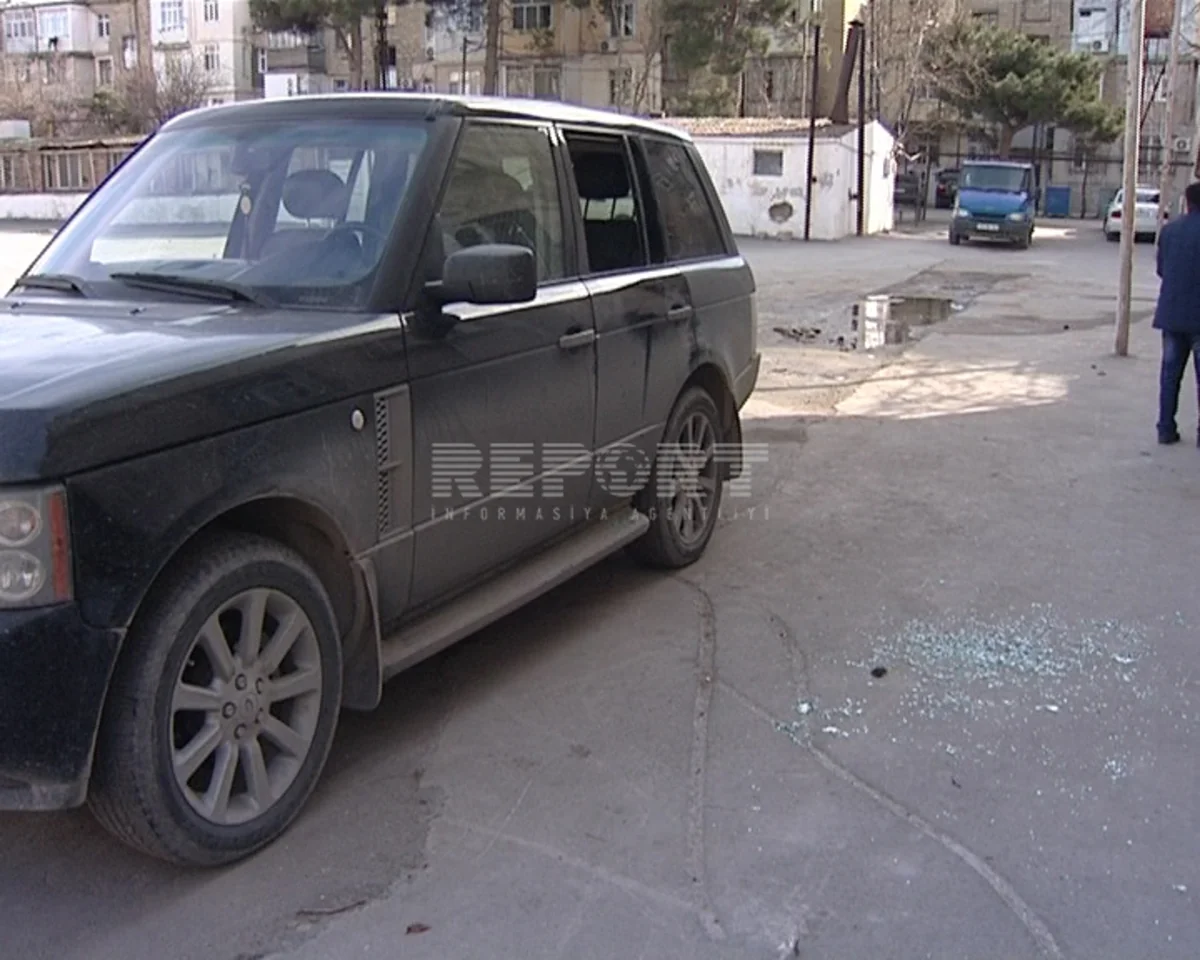 ​Bakıda bahalı avtomobildən oğurluq edilib - FOTOLAR