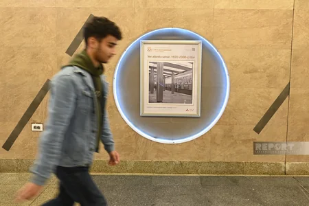 Bakı metrosunun 55 illiyinə həsr olunmuş sərgi açılıb