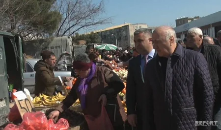 Sumqayıtda kənd təsərrüfatı məhsullarının satış yarmarkası təşkil olunub