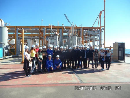 BHOS students take internship at Neft Dashlari