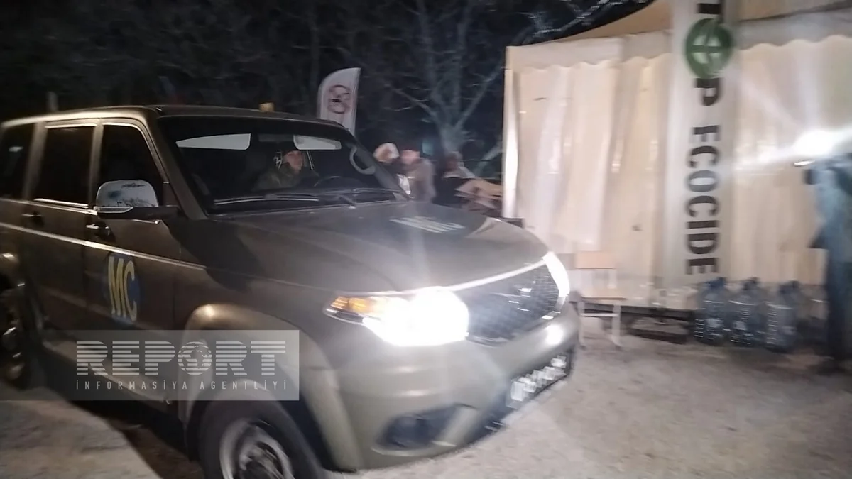Laçından Xankəndi istiqamətində sülhməramlıların daha iki avtomobili maneəsiz hərəkət edib