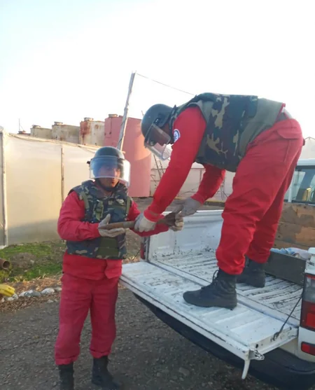 Tovuzda top mərmisi tapıldı - FOTO