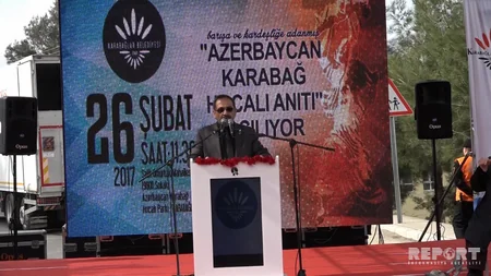 İzmirdə Xocalı faciəsinin qurbanları yad edilib - FOTO