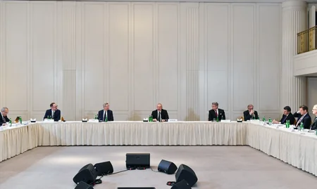 Azərbaycan Prezidenti İlham Əliyevin Almaniya iş adamları ilə görüşü olub - YENİLƏNİB-2