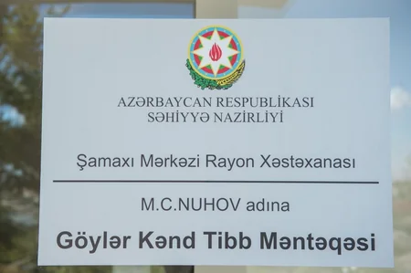 Şamaxının Göylər kəndində yeni tibb məntəqəsi istifadəyə verilib