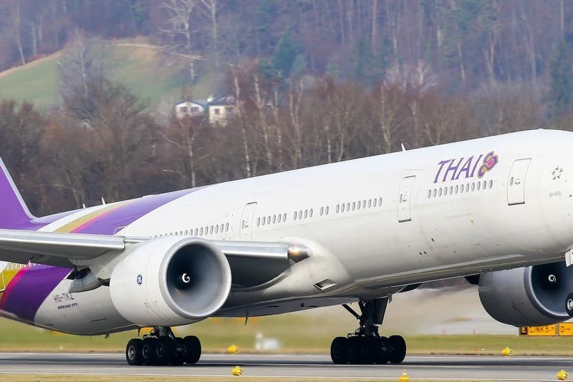 Самолет Thai Airways совершил вынужденную посадку с двумя мертвыми пассажирами на борту