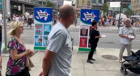 Azərbaycan icması Torontoda Ermənistanın təxribatlarına qarşı aksiya keçirib