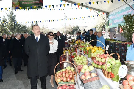 Azerbaijani President Ilham Aliyev attends Novruz festivities