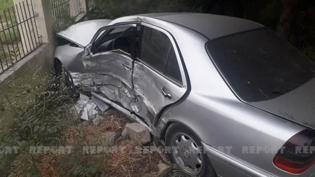 Kürdəmirdə iki avtomobil toqquşub, xəsarət alanlar var