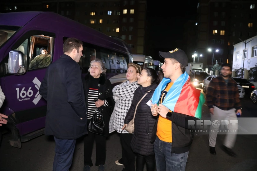 Another 106 IDPs leave for Fuzuli