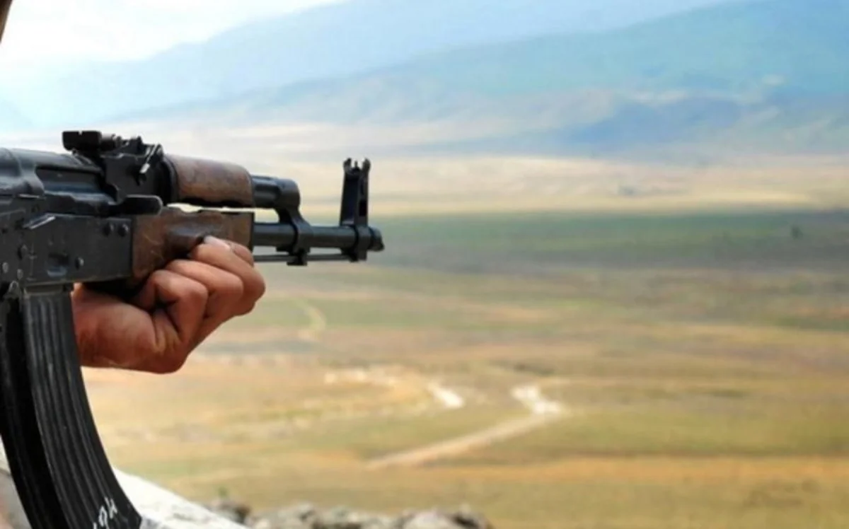 Armenians again shell Azerbaijani army positions