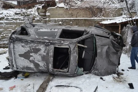 В Армении военнослужащие попали в ДТП