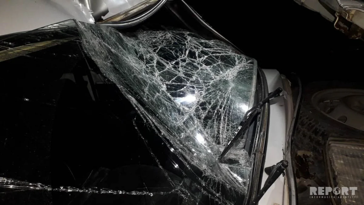 В Кюрдемире автомобиль сбил корову - ФОТО