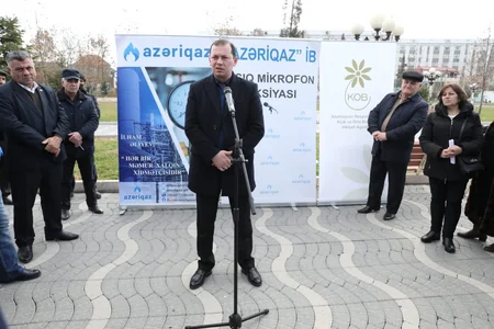 “Azəriqaz” Gəncədə sahibkarlarla görüş keçirib